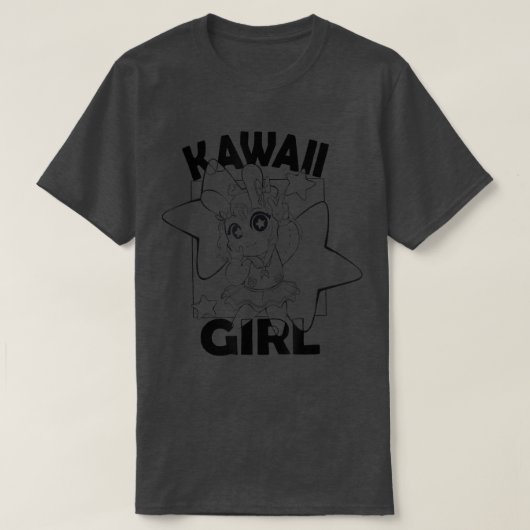 かわいい女 Tシャツ (デザイン正面)