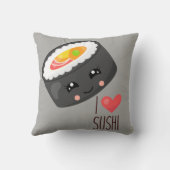 かわいい好き寿司 クッション (裏面)