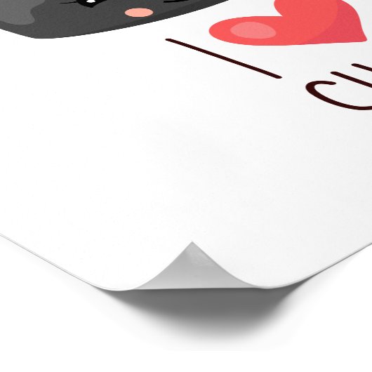 かわいい好き寿司 ポスター (角)