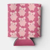 かわいい好奇心マンガ豚缶/ボトルクール 缶クーラー (正面)