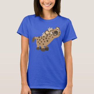 かわいい好奇心マンガHyena女性Tシャツ Tシャツ