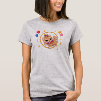 かわいい好奇心旺盛なヒョウ 可愛いサファリ動物 Tシャツ