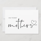 かわいい妊娠が母を明らかにする私たちは期待しているベビー カード (正面)