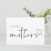 かわいい妊娠が母を明らかにする私たちは期待しているベビー カード (スタンド正面)