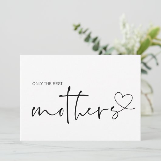 かわいい妊娠が母を明らかにする私たちは期待しているベビー カード (スタンド正面)