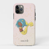 かわいい妊娠の人魚 Case-Mate iPhoneケース (裏面)