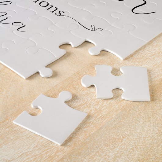 かわいい妊娠アナウンスリトルカボチャパズル ジグソーパズル (側面)