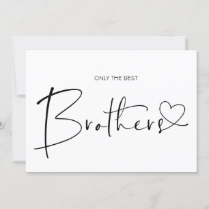 かわいい妊娠リビールブラザー私たちは期待しているベビー カード