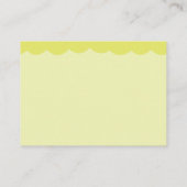 かわいい妊娠中のクジラの赤ちゃんシャワーママアドバイスカード アドバイスカード (裏面)