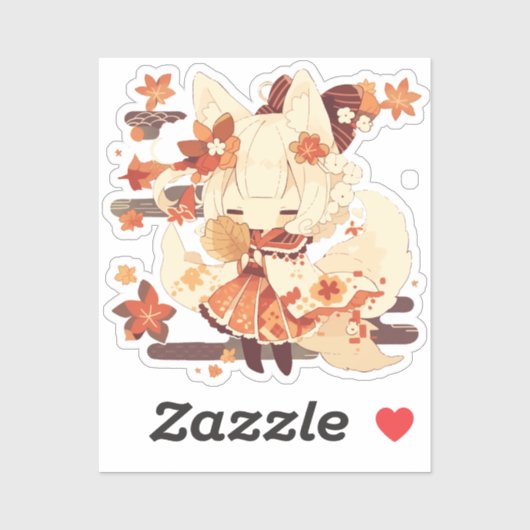 かわいい妖怪インスパイア日本のデザイン シール (シート)