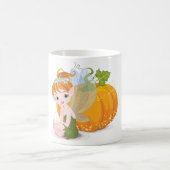 かわいい妖精とカボチャのコーヒーマグ コーヒーマグカップ (中央)