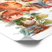 かわいい妖精と小人のポスター ポスター (角)