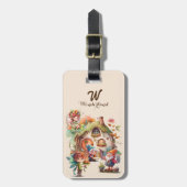 かわいい妖精と格言ラゲッジタグ | Wonderland ラゲッジタグ (正面縦)