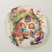 かわいい妖精と格言丸い枕 | Wonderland ラウンドクッション (裏面)