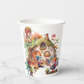 かわいい妖精と格言紙カップ 紙コップ (正面)