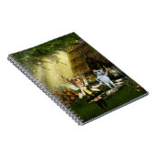 かわいい妖精と白いネズミ ノートブック (右側)