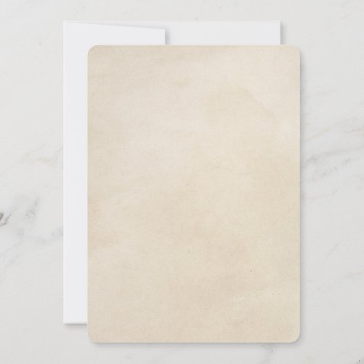 かわいい妖精のガーデンウォーターカラーウッドランドベビー鹿 招待状 (裏面)