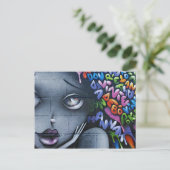 かわいい妖精のグラフィティ ポストカード (スタンド正面)