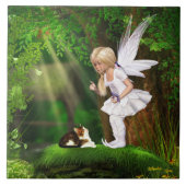 かわいい妖精のタイル タイル (正面)