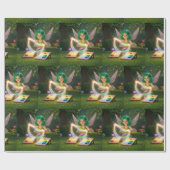 かわいい妖精のブライズシャワー ラッピングペーパー (フラット)