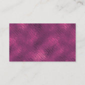 かわいい妖精のメイドハウスクリーニングサービス 名刺 (裏面)