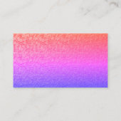 かわいい妖精の家の清掃サービス 名刺 (裏面)