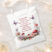 かわいい妖精の最初の誕生日の好意トリートグラブバッグ フェイバーバッグ (クリップ留めされた状態)