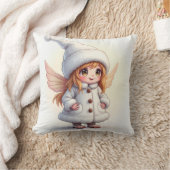 かわいい妖精の枕 クッション (ブランケット)