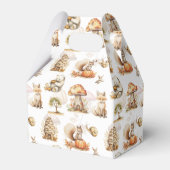 かわいい妖精の森の動物模様 フェイバーボックス (正面サイド)