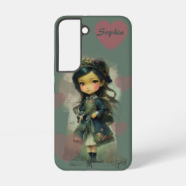かわいい妖精の物語の少女 SAMSUNG GALAXY S22ケース