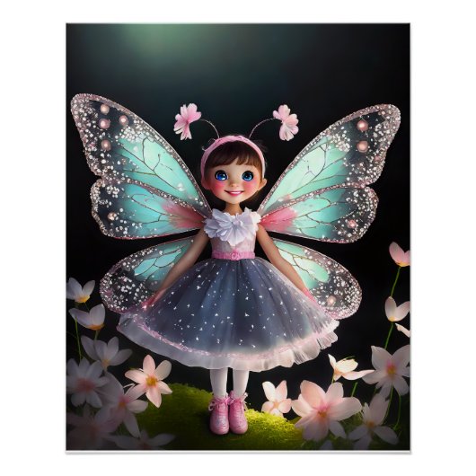 かわいい妖精の芸術 ポスター (正面)