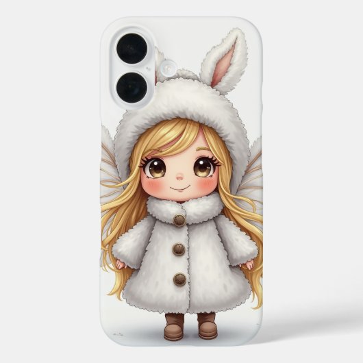 かわいい妖精のiPhoneケース Case-Mate iPhoneケース (裏面)