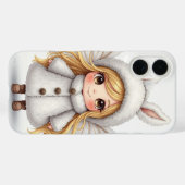 かわいい妖精のiPhoneケース Case-Mate iPhoneケース (裏面 (横))
