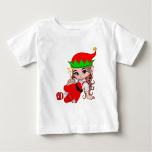 かわいい妖精エルフTシャツ ベビーTシャツ