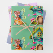 かわいい妖精バラエティーラッピング紙 ラッピングペーパーシート (インサイチュ)