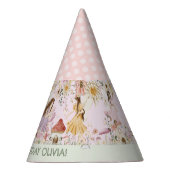 かわいい妖精ワイルドフラワーメドウ花誕生日 パーティーハット (右)