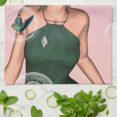 かわいい妖精 キッチンタオル (折り畳み)