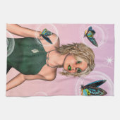 かわいい妖精 キッチンタオル (横)