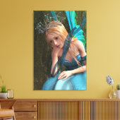 かわいい妖精 キャンバスプリント (インサイチュ (リビング))