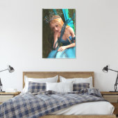 かわいい妖精 キャンバスプリント (インサイチュ (寝室))