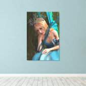 かわいい妖精 キャンバスプリント (インサイチュ (ウッドフロア))