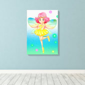 かわいい妖精 キャンバスプリント (インサイチュ (ウッドフロア))