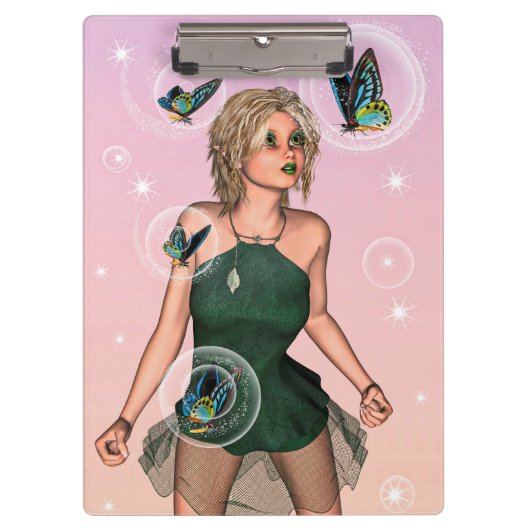 かわいい妖精 クリップボード (正面)