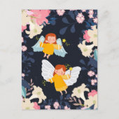 かわいい妖精 シーズンポストカード (正面)