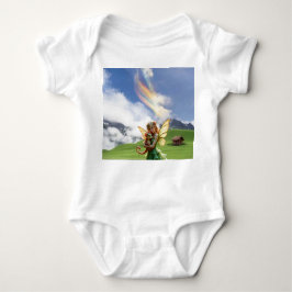 かわいい妖精 ベビーボディスーツ