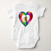 かわいい妖精 ベビーボディスーツ (裏面)