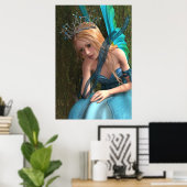 かわいい妖精 ポスター (ホームオフィス)