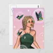 かわいい妖精 ポストカード (正面/裏面)