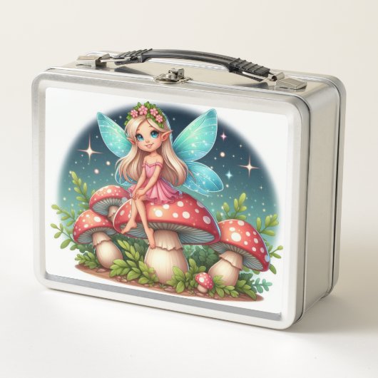 かわいい妖精 メタルランチボックス (正面)