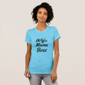 かわいい妻ママボスtシャツ母の日ギフトアイディア tシャツ (正面フル)